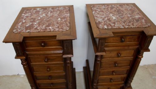 LARGE PAIR OF NIGHTSTANDS - ADDITIONAL PHOTO 2