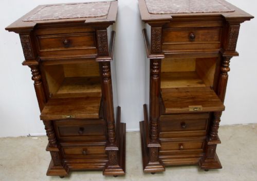 LARGE PAIR OF NIGHTSTANDS - ADDITIONAL PHOTO 6