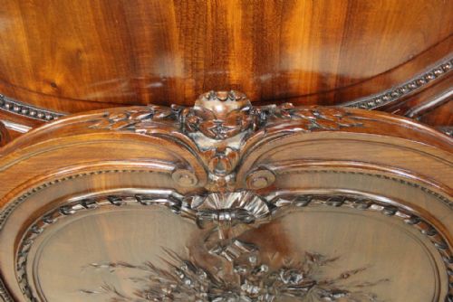 FRENCH MAHOGANY KING SIZE BED - ADDITIONAL PHOTO 3