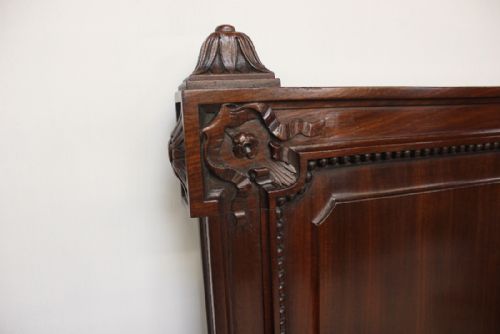 FRENCH MAHOGANY KING SIZE BED - ADDITIONAL PHOTO 4