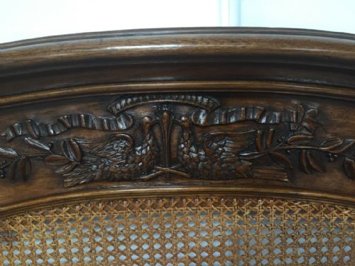 KING SIZE FRENCH CANE BED - ADDITIONAL PHOTO 1