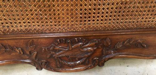 KING SIZE FRENCH CANE BED - ADDITIONAL PHOTO 2
