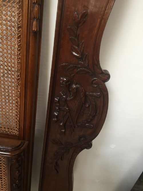 KING SIZE FRENCH CANE BED - ADDITIONAL PHOTO 3