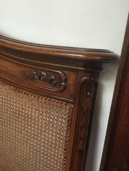KING SIZE FRENCH CANE BED - ADDITIONAL PHOTO 4