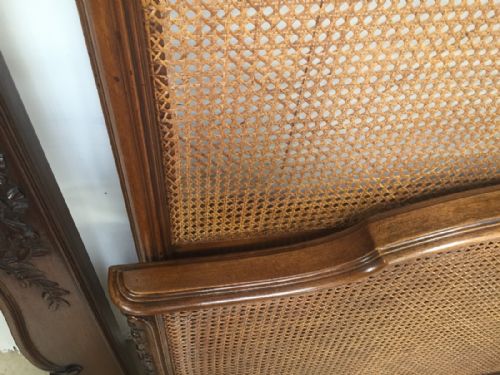 KING SIZE FRENCH CANE BED - ADDITIONAL PHOTO 8
