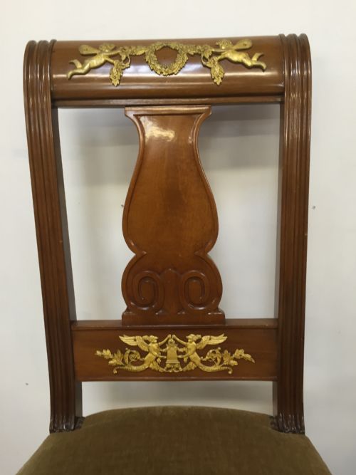 FINE PAIR OF EMPIRE SINGLE CHAIRS - ADDITIONAL PHOTO 3