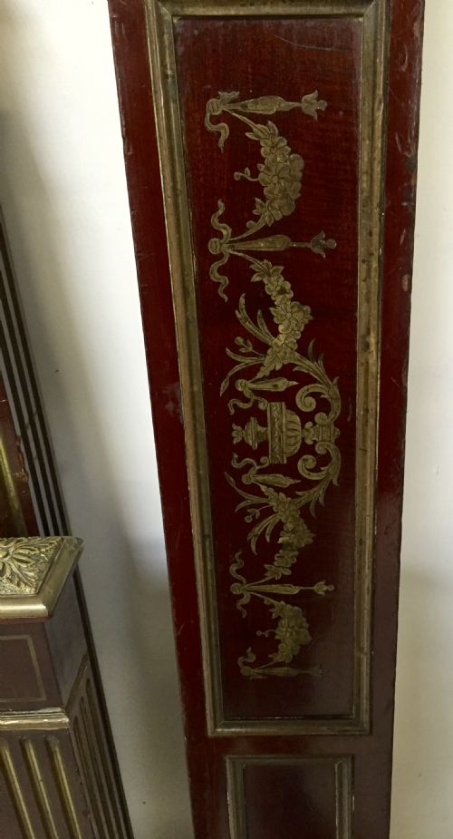 KING SIZE MAHOGANY AND BRASS BED - ADDITIONAL PHOTO 3