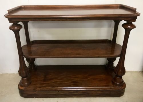 mahogany dumb waiter - CATEGORY: ANTIQUE SIDEBOARDS - DATED VICTORIAN