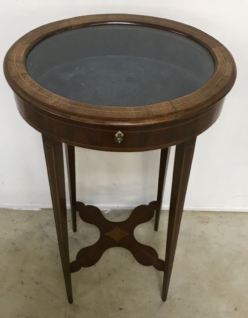 inlaid bijouterie table - CATEGORY: ANTIQUE TABLES - DATED EDWARDIAN