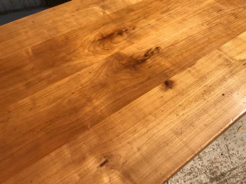 FRENCH FARM HOUSE TABLE IN CHERRY DINING TABLE - ADDITIONAL PHOTO 1