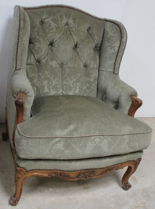 VERY LARGE FRENCH ARMCHAIR - ADDITIONAL PHOTO 1