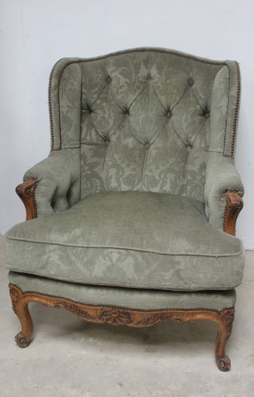 VERY LARGE FRENCH ARMCHAIR - ADDITIONAL PHOTO 2