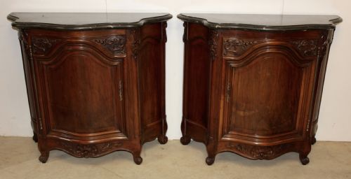 pair of french provincial buffets - CATEGORY: ANTIQUE SIDEBOARDS - DATED 19TH CENTURY