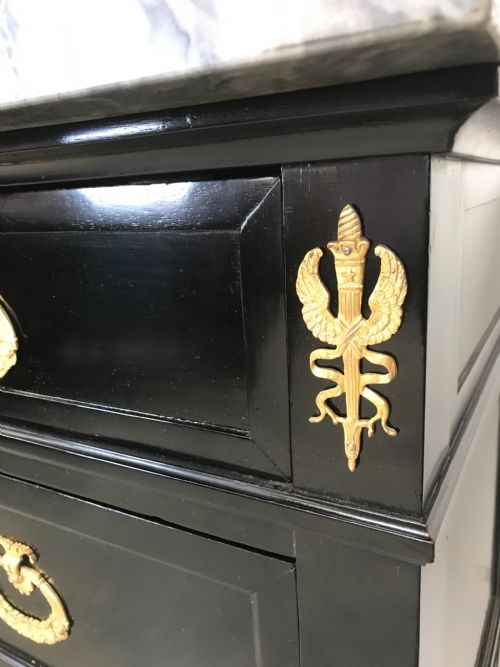 EMPIRE STYLE COMMODE - ADDITIONAL PHOTO 6