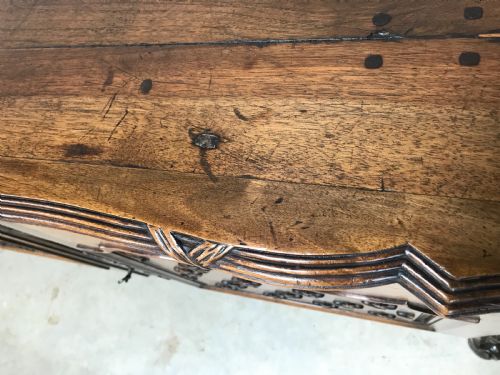 FRENCH WALNUT BUFFET SIDEBOARD - ADDITIONAL PHOTO 4
