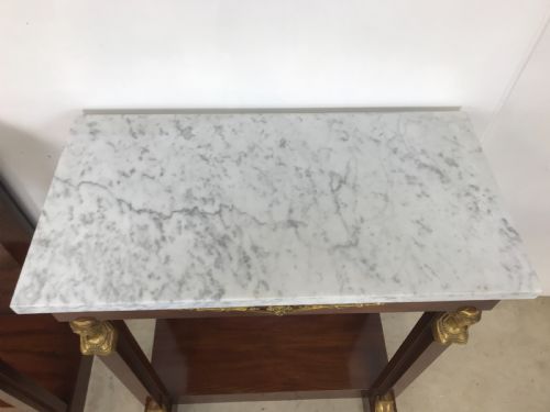A PAIR OF EMPIRE CONSOLE TABLES - ADDITIONAL PHOTO 7