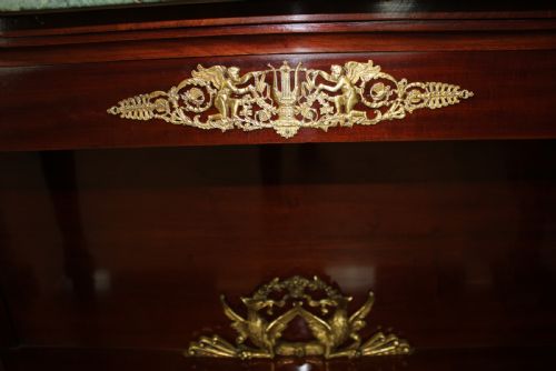 PAIR OF LARGE EMPIRE CONSOLE TABLES - ADDITIONAL PHOTO 2