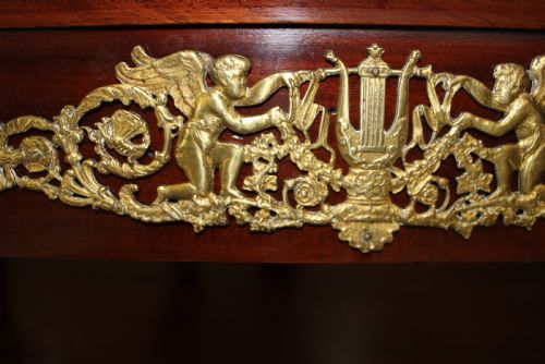 PAIR OF LARGE EMPIRE CONSOLE TABLES - ADDITIONAL PHOTO 7