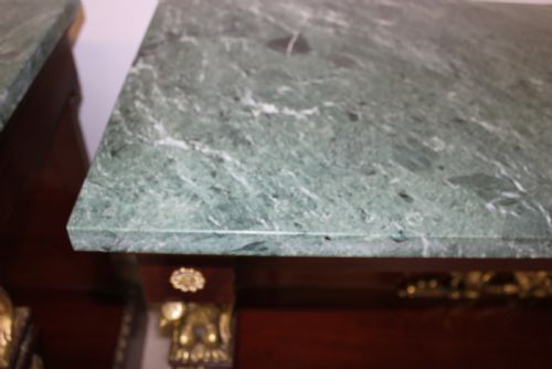PAIR OF LARGE EMPIRE CONSOLE TABLES - ADDITIONAL PHOTO 9