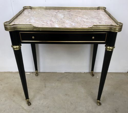 empire style marble top table - CATEGORY: ANTIQUE TABLES - DATED 1900