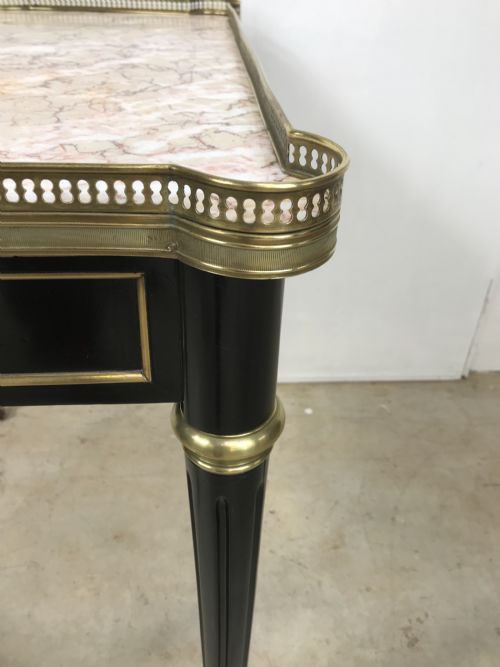 EMPIRE STYLE MARBLE TOP TABLE - ADDITIONAL PHOTO 5
