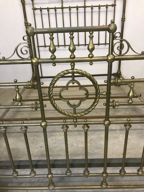 KING SIZE BRASS BED - ADDITIONAL PHOTO 1