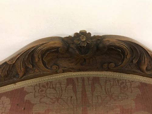 FRENCH WALNUT SOFA - ADDITIONAL PHOTO 1