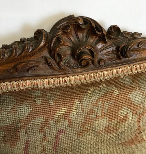 FRENCH TAPESTRY WINGBACK ARMCHAIR - ADDITIONAL PHOTO 6