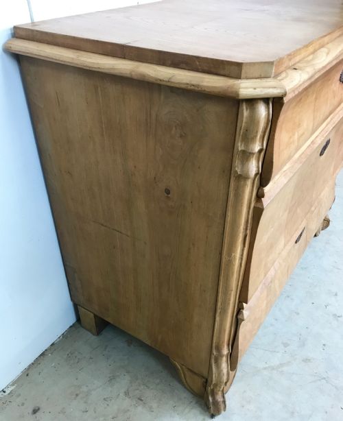 SATIN BIRCH CHEST OF DRAWERS - ADDITIONAL PHOTO 4