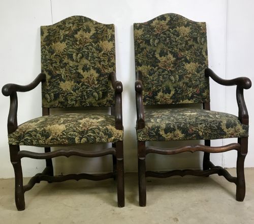 PAIR OF LEG OF MUTTON ARMCHAIRS - ADDITIONAL PHOTO 4