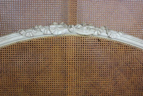 FRENCH CANE PAINTED BED - ADDITIONAL PHOTO 7