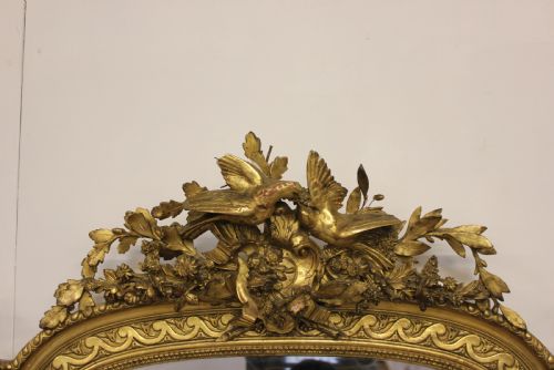 FRENCH GILT MIRROR - ADDITIONAL PHOTO 4