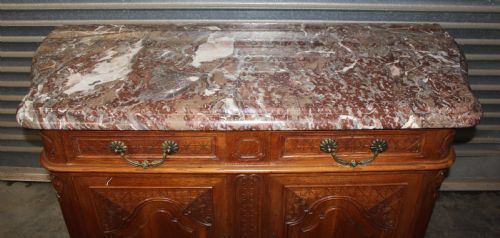MARBLE TOP SIDEBOARD - ADDITIONAL PHOTO 1
