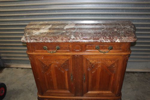 MARBLE TOP SIDEBOARD - ADDITIONAL PHOTO 4