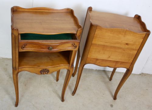 PAIR OF CHERRYWOOD NIGHTSTANDS - ADDITIONAL PHOTO 5