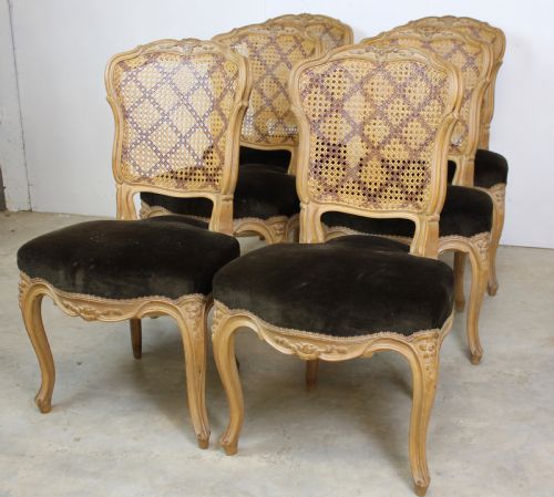 SET OF 6 FRENCH DINING CHAIRS - ADDITIONAL PHOTO 6