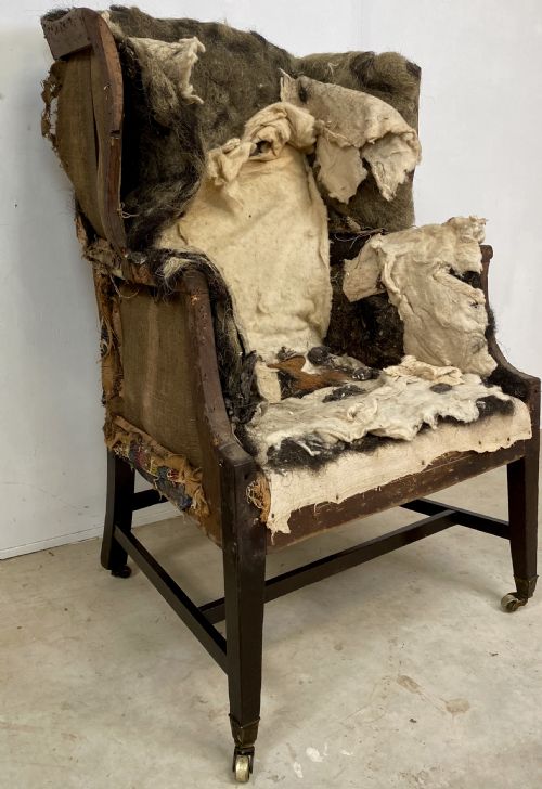 ENGLISH WING BACK CHAIR - ADDITIONAL PHOTO 2