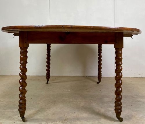 RARE FRUIT WOOD DINING TABLE - ADDITIONAL PHOTO 2