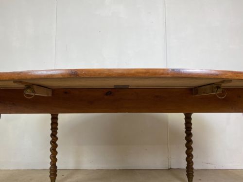 RARE FRUIT WOOD DINING TABLE - ADDITIONAL PHOTO 5