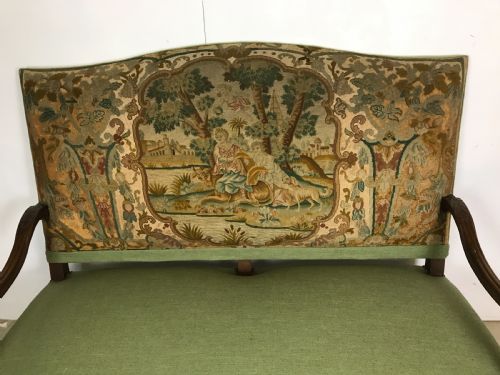 FRENCH WALNUT SOFA - ADDITIONAL PHOTO 1