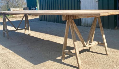 VERY LARGE FRENCH VENDANGE TABLE - ADDITIONAL PHOTO 2
