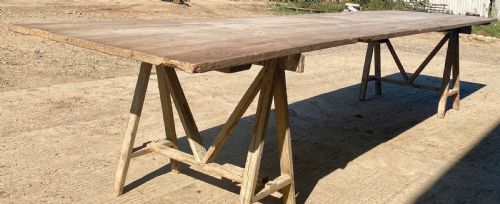 VERY LARGE FRENCH VENDANGE TABLE - ADDITIONAL PHOTO 4
