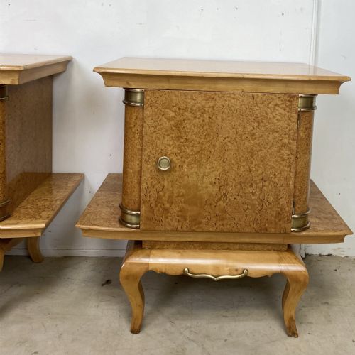 PAIR OF ART DECO NIGHTSTANDS - ADDITIONAL PHOTO 1