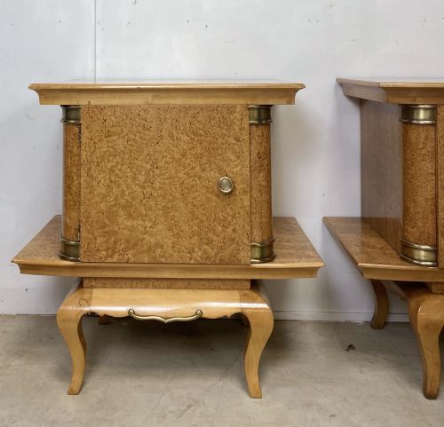 PAIR OF ART DECO NIGHTSTANDS - ADDITIONAL PHOTO 2