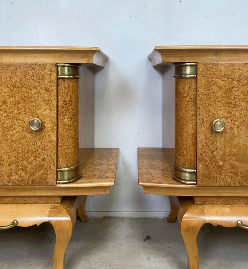 PAIR OF ART DECO NIGHTSTANDS - ADDITIONAL PHOTO 3