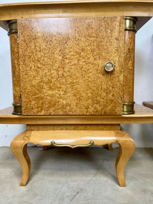 PAIR OF ART DECO NIGHTSTANDS - ADDITIONAL PHOTO 7