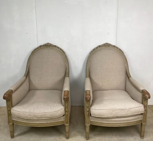 PAIR OF FRENCH ARMCHAIRS - ADDITIONAL PHOTO 1