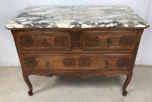 french walnut commode - CATEGORY: ANTIQUE CHEST OF DRAWERS - DATED 1900