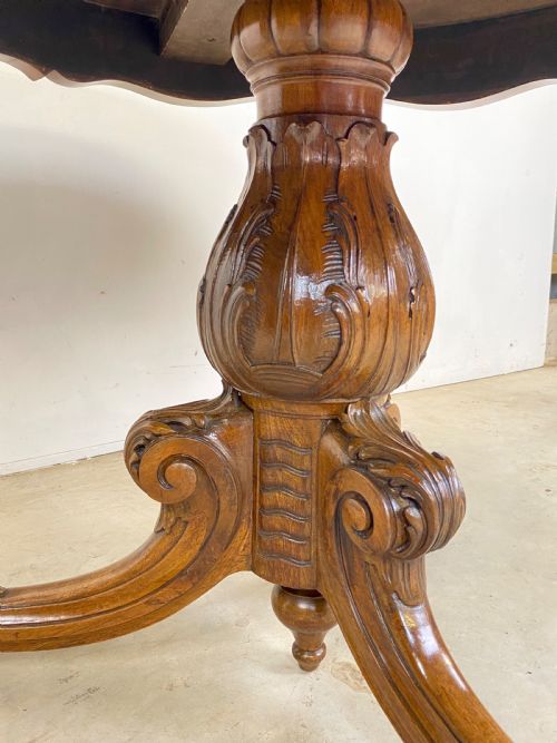 ANTIQUE INLAID CENTRE TABLE - ADDITIONAL PHOTO 2