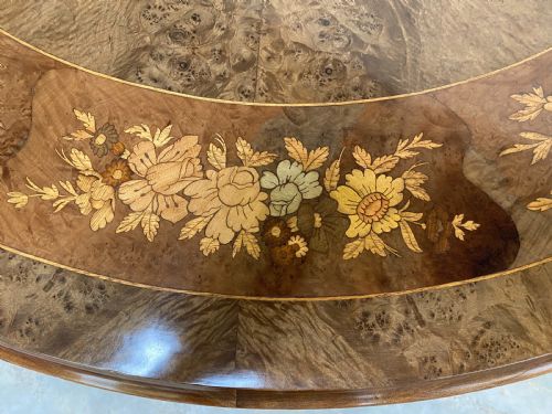 ANTIQUE INLAID CENTRE TABLE - ADDITIONAL PHOTO 12
